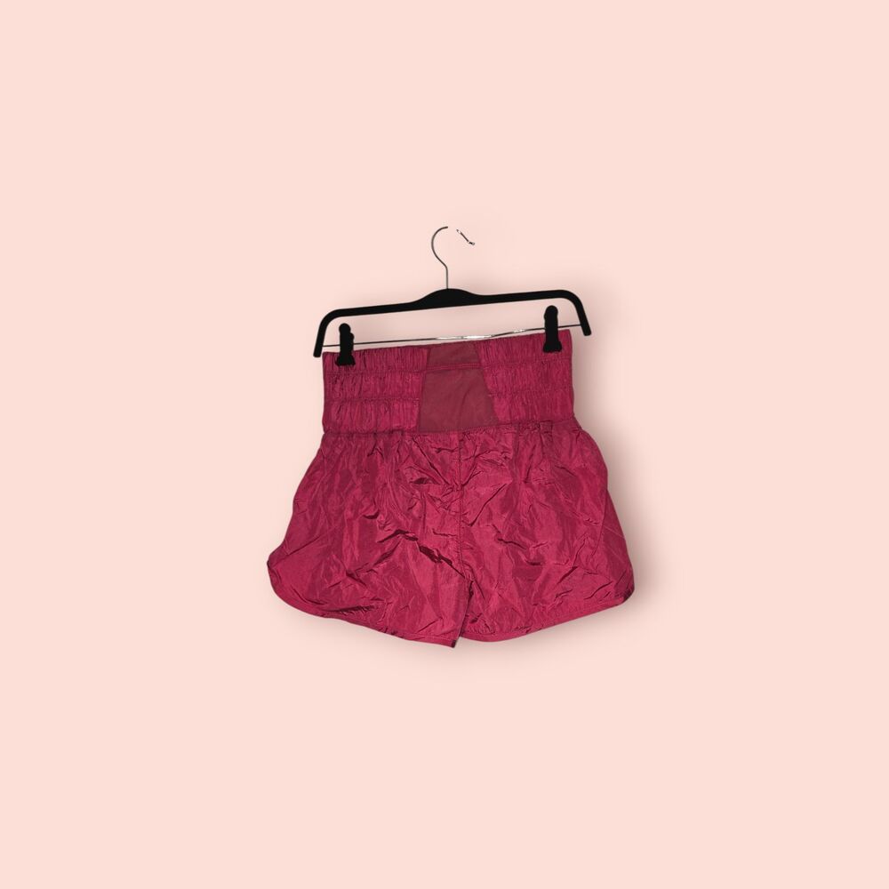 FP Movement Free People Way Home Shorts Passion Fruit Running Athletic Med Gym